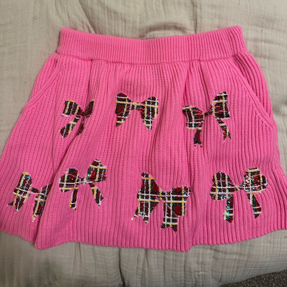 Queen of Sparkles Christmas skirt, size M, NEVER WORN, $110